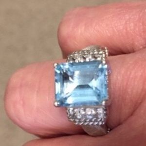 Judith Ripka Sterling Cocktail Ring